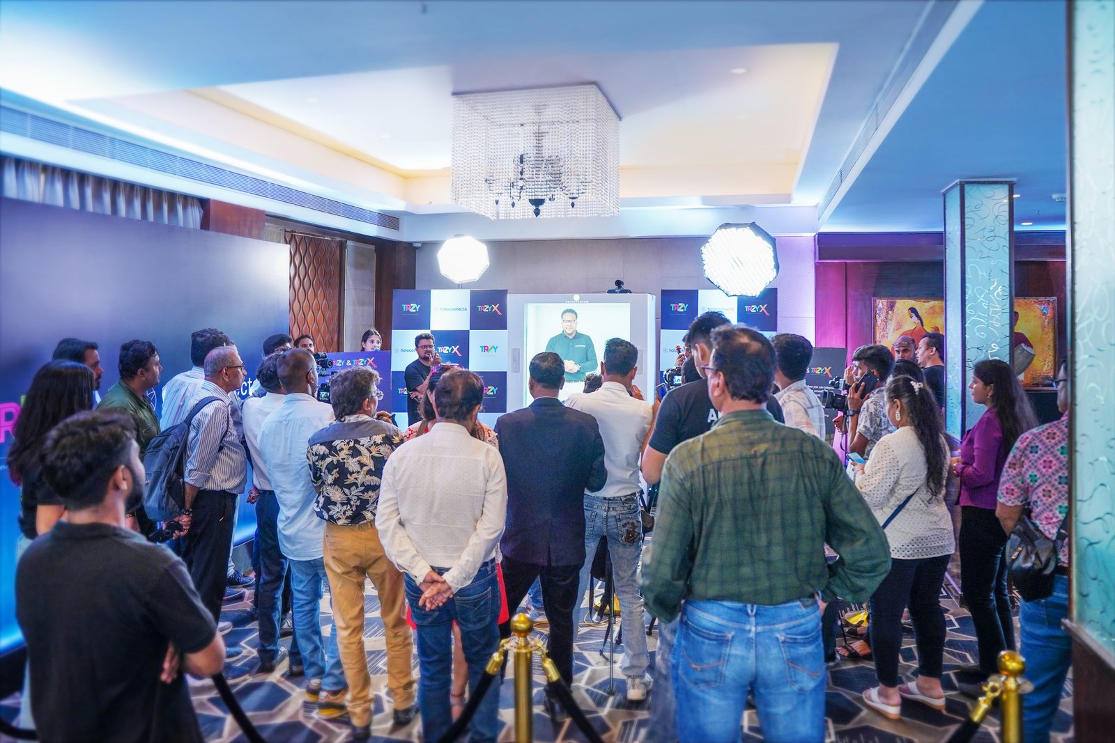 use hologram for event