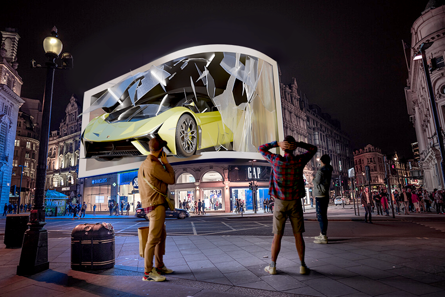 Anamorphic 3D Billboard Campaigns
