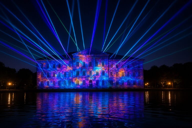 3D Projection Mapping Services in India | Building & Water Screen Mapping